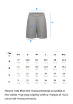 Cold Blue Relaxed Shorts