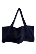 Navy tote bag